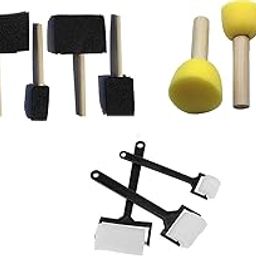 Qatalitic Sponge Brush Combo Set of 13pcs for Painting, Art and Craft Projects-image-50
