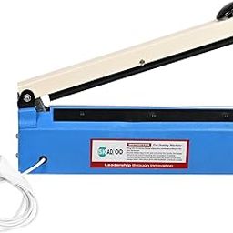SKADIOO Sealing Machine for Food Packets | 1 Year Warranty, 8 Inch | Packing Machine Sealing, Packet Sealer Machine, Plastic Pouch Sealing Machine, Metal Body with Full Customer Support (Blue - 200mm)-image-22