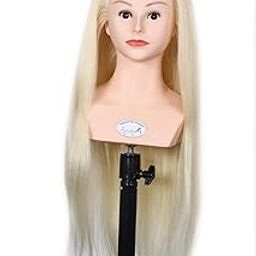 Ritzkart 32 Inch Long Hair Off-White Color Animal Mix Hair 85%: Straight Hair Shoulder Dummy Elevate Your Hair styling Game for a Bright Future in Style!"-image-68