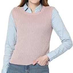 vero moda Viscose Women's Round Neck Sweater-picture-40