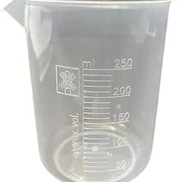 Laboratory Plastic Beaker, 250 ML Capacity, Pack of 12, Professional Grade with Measurement Markings-18