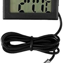 FEDUS Digital Sensor LCD Wired Probe Electronic Mini Portable Pocket Temperature Meter Test for Room Temperature fridges Freezer and Aquarium Indoor-Outdoor Industrial Laboratory-24