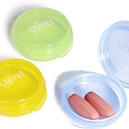 Opret Small Pill Box (3 Pcs) Cute Pill Case for Pocket Purse Briefcase Travel Pills Box Medicine Storage Container-31