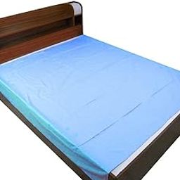 Webring Polyester Baby Waterproof Plastic Sheet Single Bed/Baby Adult Waterproof Protection Sheet For Mattress 72 Inches X 36 Inches(6 Feet X 3 Feet)-Single (Blue)-image-28