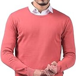 Men's Solid Regular Fit Sweater-image-1