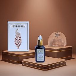 Brahmanand Kesh Serum for Men & Women | Herbal Hair Serum with Natural Ingredients | Strengthens Roots | Reduces Split Ends & Frizz | UV & Pollution Protection | 50ml | Adds Shine-image-11