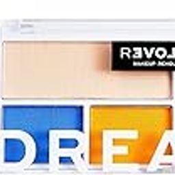 Makeup RevolutionRose Gold Lip Gloss for Women, Shimmer Bomb Lip Gloss - 4.5mlColour Play Dreamer Eyeshadow Palette, Mixed-image-106