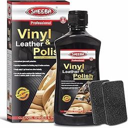 SHEEBA Leather Vinyl Polish for Car Interior Exterior Plastic Rubber Parts Leather Shiner Conditioner 200 ml (SLVOM0371)-image-69