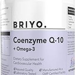 Briyosis CoenzymeQ10 + Omega 3-150 mg Omega 3 + 100 mg Omegas 3 with Lycopene and Selenium for Heart Health, Cellular Energy, Antioxidant Support-image-33