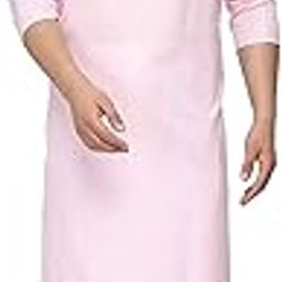 Men's Pure Cotton Solid Kurta Pajama Set Mandarin Collar Casual Yoga Dress-image-69