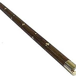 KB Nature Honey Wooden Walking Stick Sheesham Wood with Brass Handle-(24 Inch) Morning Walking Stick/Dog Stick-image-89