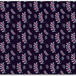 Lentikart 3D Lenticular Table mat of Set 4 | 12 x 18 in | Water Resistent,Anti Skid,Wipe Clean for Dining Table | Purple Leaves Floral Design-image-73
