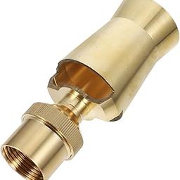 CIYODO Full Brass Fountain Nozzle for Garden Pond Adjustable Multi-Directional Spray Head Internal Thread for Water Features and Landscape Decoration-image-34