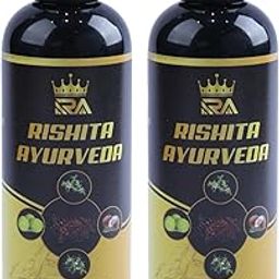RISHITA AYURVEDA Hair Oil with Rosemary & Ayurvedic Herbs | 100% Pure & Natural | Mineral Oil Free, Sulphate Free | For All Hair Types | 200mL-image-46