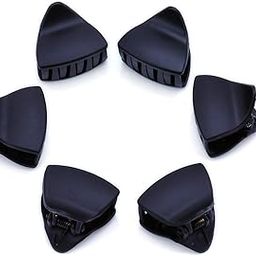Lavish Butterfly Hair Clip Mat Hair Accessories for Women and Girl (Pack of 6) (Size: S) (Skr68900), Black-image-75