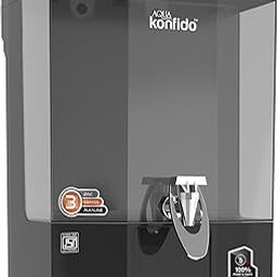 AQUA konfido ISI Mark cutting-edge Copper+ Eco Mineral RO technology | Multi Stage Filteration | Premium Black Color Water Purifier | Suitable For Borewell, Tanker & Muncipal Water |10 Liter.-image-60