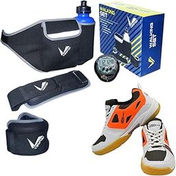 Gowin Badminton Shoe Staunch White/Orange Size-8 with Verified Walking Set-image-52