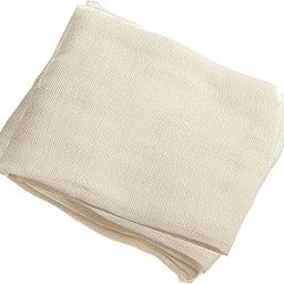 Pure Source India 100% Muslin Cloth for Kitchen |Unbleached Cotton for Straining | Food Grade Bpa Free| Chapati Roti Wrapping Fabric | Momos Idli Steaming -1x1.2 Meters, (100x120 Centimeters,White)-21