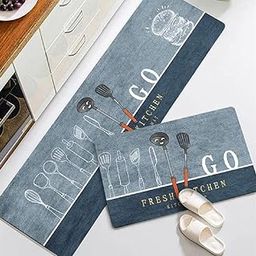 HomeCloud Rectangular Kitchen Mat | Floor Mat | Door Mat| Anti-Slip, Soft,Washable, Printed, Designer, For Floor, Kitchen, Room (6 Mm Thick, 41 X 122 Cm 41 X 61 Cm, Velvet)-image-3