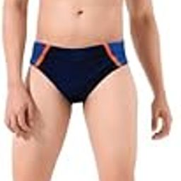 Men's V-Cut Pattern Swim Wear-image-3