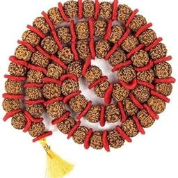 Kantha Mala 54 Beads Rudraksha Kanthi Mala Panchmukhi Rudraksha Mala 5 Mukhi Original Nepali Certified Big Size Natural Mala Jap Rudracham 54 +1 Bead Mala-image-70
