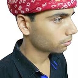 Indian Handmade Turban Men Hat Top Safa Cotton Blend Safa Traditional Pag Pagri 48 Cms (19") Small Multi-Color-image-72