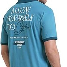Mens Relaxed Fit Embroidery Polo Tshirt-image-37