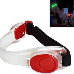 UDKI Safety LED Red Arm Band with Adjustable Strap Ultra Bright for Improved Visibility, Steady Flashing for Cycling, Hiking, Walking Jogging Night Safety, Men, Women, Youth-24