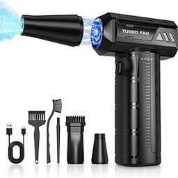 Electric Air Duster, Mini Jet Blower, 300,000 RPM, 10000mAh, Rechargeable, Cordless, PC/Keyboard/Car/Home Cleaner, W15-picture-17
