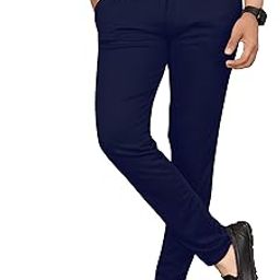 Solid || Slim Fit Pant || Lycra Blend Trouser for Men|| Single Botton-picture-32