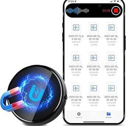 COHANA 64GB Voice Recorder, 3072Kbps Magnetic Audio Recorder with AI Noise Cancellation, 4000Hours Digital Voice Recorder, USB-C, Stereo Microphone-22
