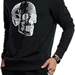 go devil Regular Fit 100% Cotton Full Sleeves Winter Wear Stylish Trendy Printed Hoodies Sweatshirt for Men/Boys with Pockets for Everyday Use-picture-34
