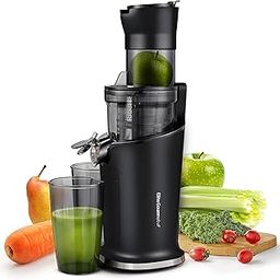 Elite Gourmet EJX017 3 Inch Whole Fruit Feed Chute, Dynamic Chewing Slow Juicer, High Performance Cold Press Juice Extractor, Nutrient Density and-image-11