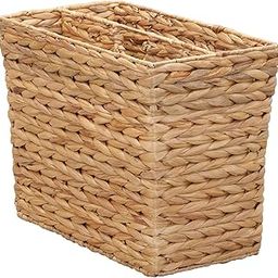 Household Essentials, Natural Side Magazine Rack, Hyacinth-image-69
