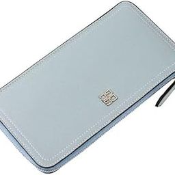 New Korean Ultra-Thin Long Women's Wallet - Metal Zipper, Multi-Card Slots, Creative Fashion Design, Simple & Compact Student Wallet | 1Piece | Gray Blue-image-23