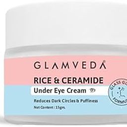Glamveda Rice & Ceramide Under Eye Cream | Reduces Dark Circles & Puffiness | 15 gm-10