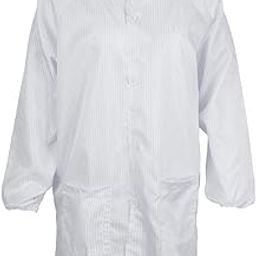 ESD Anti-Static Premium Lab Jacket Coat Women Medical Clothing White XXXL-image-20