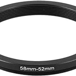 Hanumex® 58mm to 52mm Step-Down Ring Adapter – Precision Metal Filter Adapter for DSLR & Mirrorless Camera Lenses – Lightweight, Dust-Resistant Thread Mount (58mm Lens to 52mm Filter)-image-101