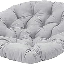 UJEAVETTE Hanging Chair Cushion Thicken Garden Chair Pad for Living Room Balcony Light Gray-image-73