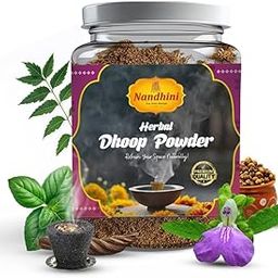 NANDHINI-100% Pure AYURVEDIC DHOOP/SAMBRANI Powder-Herbal and Natural Blend(200 GRAM-19
