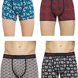 Men's Cotton Trunks (Pack of 4) Color May Vary-23