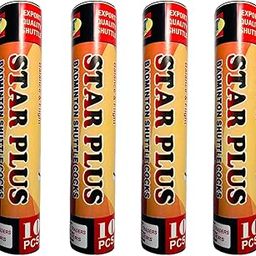 Professional White Feather Badminton Shuttlecocks, Pack of 40, 10 Shuttlecocks per Tube-image-54