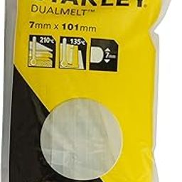 STANLEY 1-GS10DT 100mm/4''x7mm Dual Temperature Glue Stick for Bonding Wood,Leather,Rubber,Suede,Paper (Pack of 24)-image-28