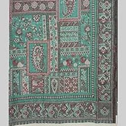 Pure Woolen Warm Women Shawl For Extreme Winters-Heavy Wool Instant Hot (vch18240, Green, 40"*80" inches)-image-76
