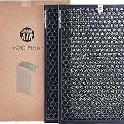 Smart Air Carbon replacement Filter 2-pack for SA600 Air Purifier | White| Only Compatible for SA600 Air Purifier-9