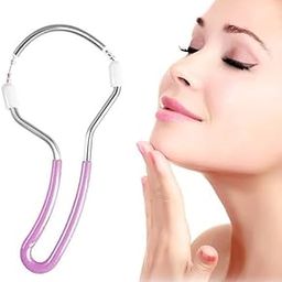KINETICS LIGHTING Portable Painless Spring Facial Hair Remover for Women - Threading Tool Epilator for Unwanted Hair on Upper Lip, Chin, Face & Body - Effective Tweezer Stick Plucker-image-71