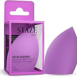 Staze 9to9 HD BlendPro Beauty Blender | Velvety Soft + Multipurpose Makeup Sponge | Reuable Blending Sponge For Loose powder and Foundation | 02 Slanted-image-42