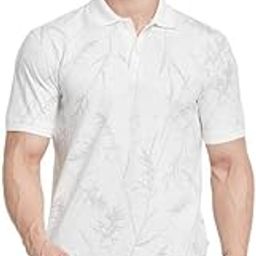 Men Floral Printed Polo Collar T-Shirt-image-27