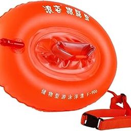 VELURA Swim Buoy Gear Supplies Portable with Belt for Enthusiasts Kayaking Exercise 44cm|1 Swimming Buoy|Training Aids| Water Sports |Sporting Goods-image-15