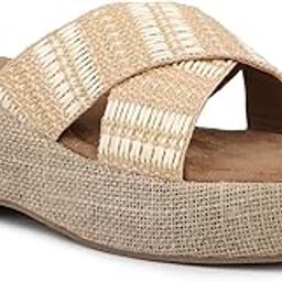 Women Beige Party And Club Wear Solid Square Platform Heel Mules-97